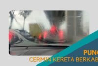 Cover Punca Cermin Kereta Berkabus